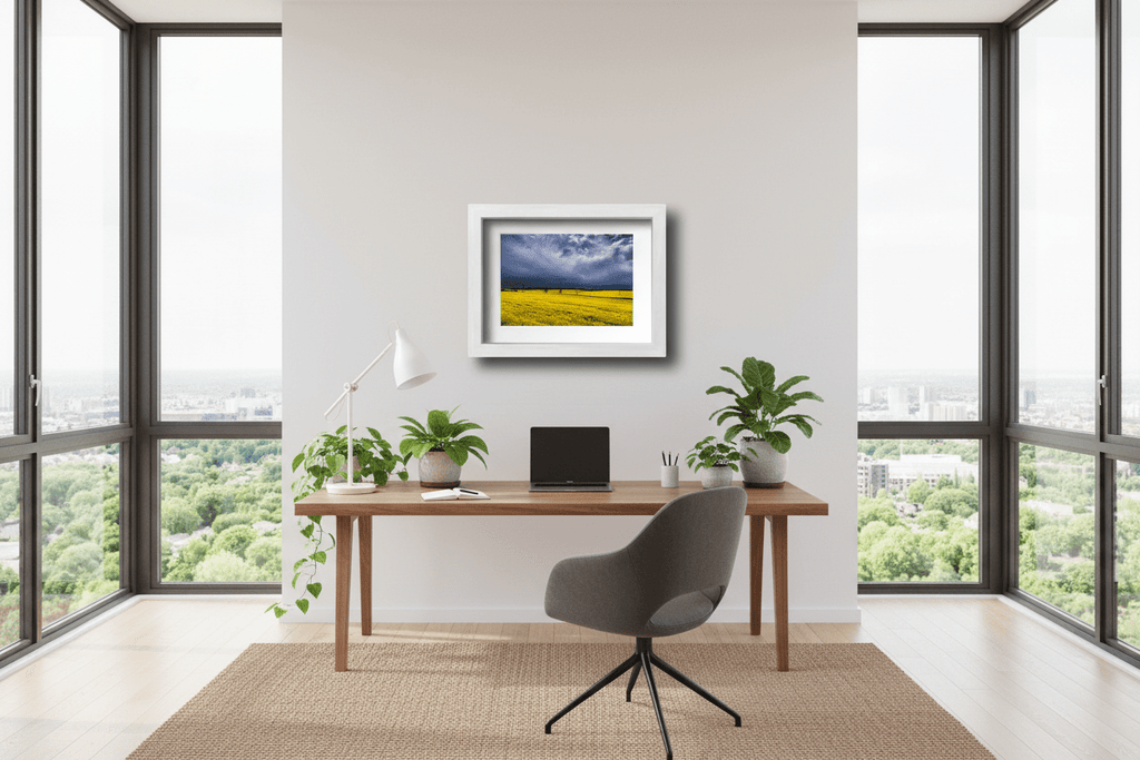 Fields of Gold in home office