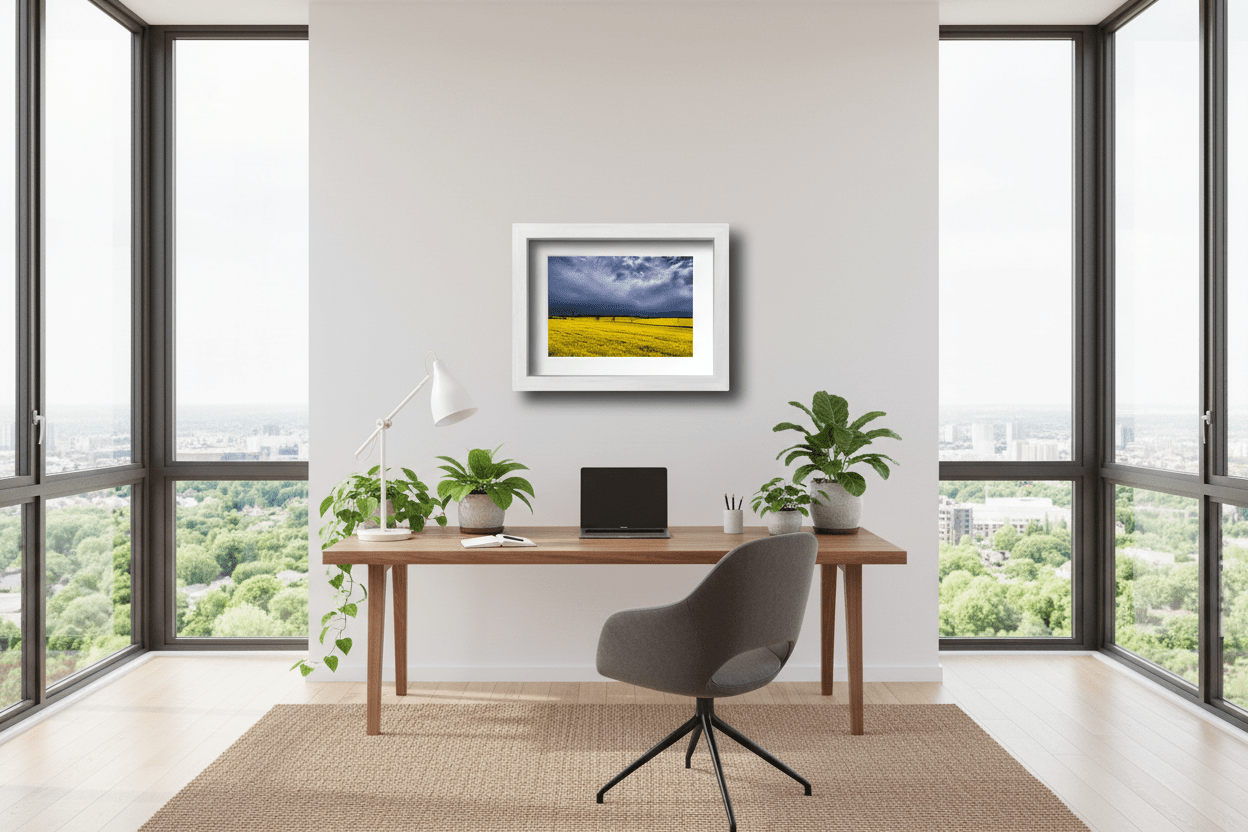 Fields of Gold in home office