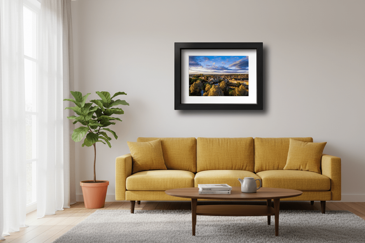 Golden Horizons – living room sofa