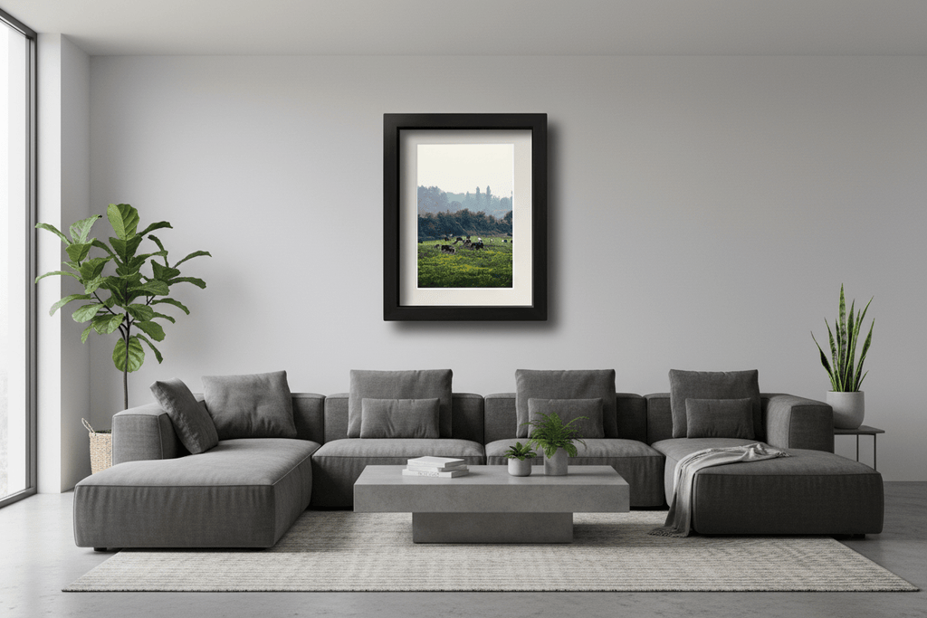 Pastoral Serenity – open-plan living room
