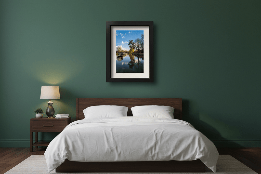 Stillness at River Mill – master bedroom