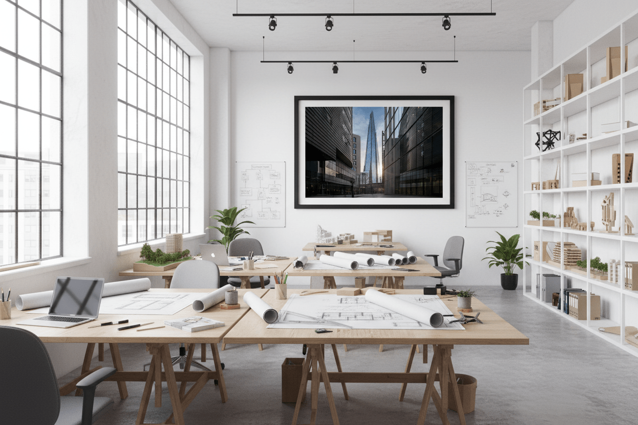 The Glass Obelisk in design studio