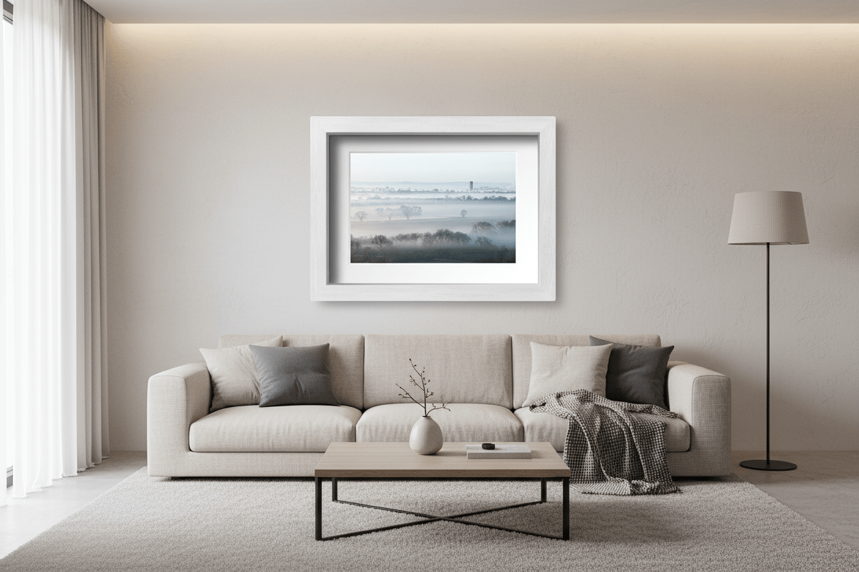 The Silent Valley in minimalist living room